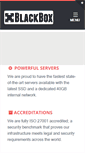 Mobile Screenshot of blackboxhosting.net